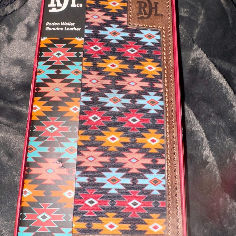 Men's Rodeo Wallet - Multicolor Aztec Design